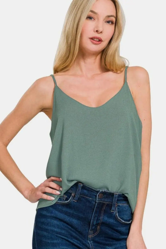 Trendsi Zenana Layered Cami Women's Everyday Tank Top Soft & Comfy
