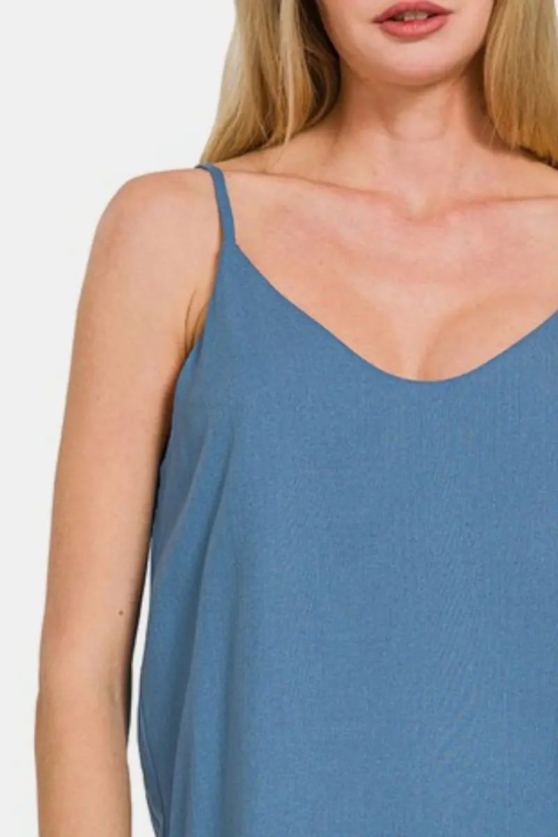 Trendsi Zenana Layered Cami Women's Everyday Tank Top - Soft & Comfy