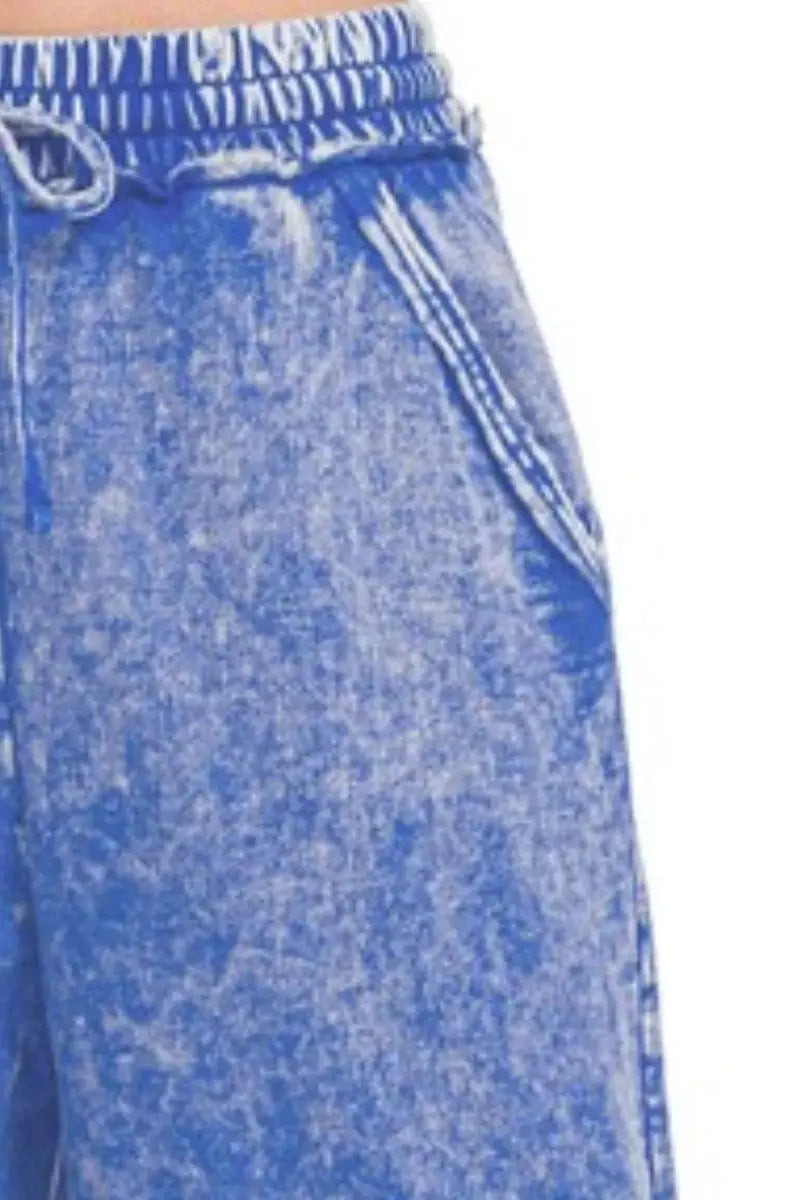 Trendsi Zenana French Terry Palazzo Women's Lounge Pants with Pockets