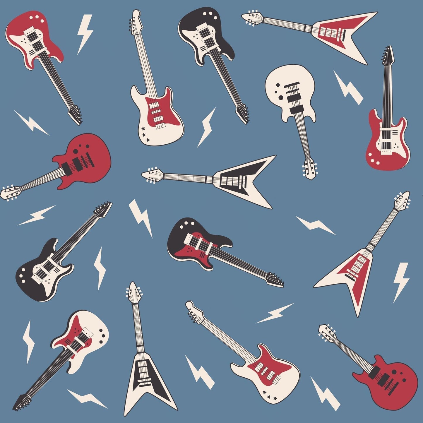 Electric Guitars Rockstar Zipper Footie