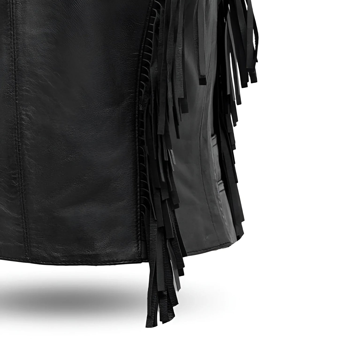 Apache Women's Leather Motorcycle Vest