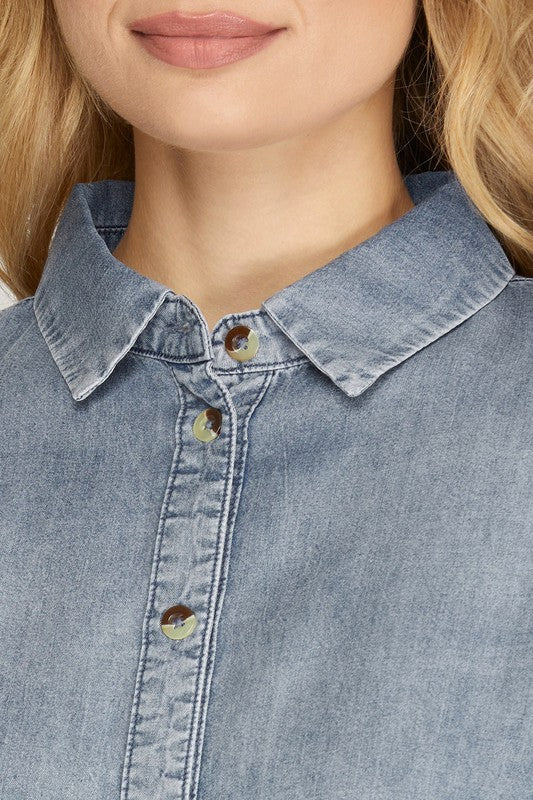 Washed Chambray Shirt