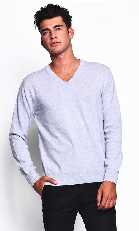 Classic Solid V-Neck