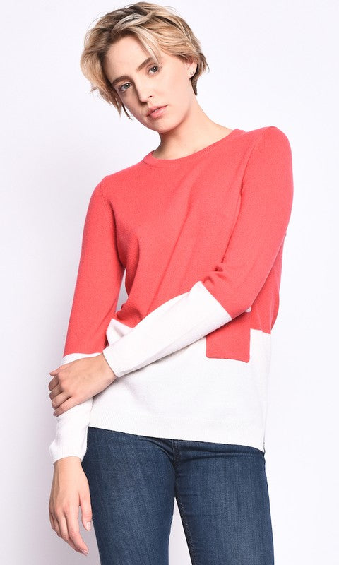 Women'S 2-Tone Round With Pocket