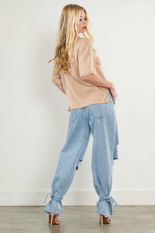 Distressed Slouchy