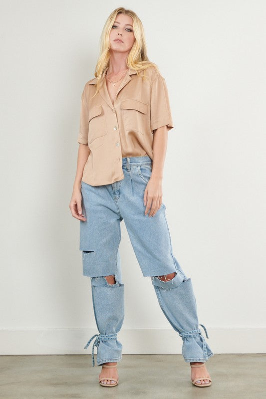 Relaxed Fit Jeans –