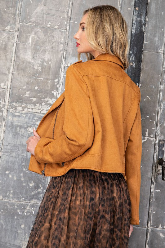 Suede Faux Jacket