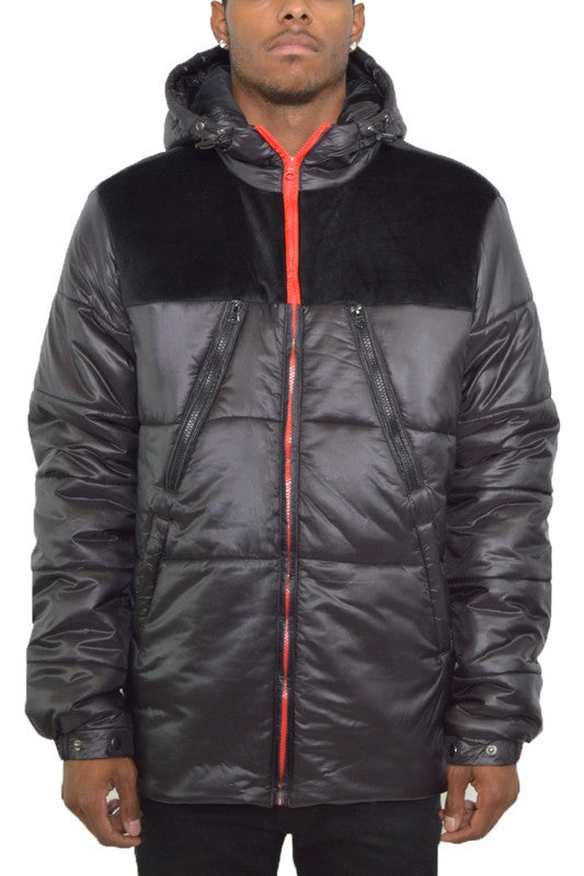 Mens Padded Down Jacket