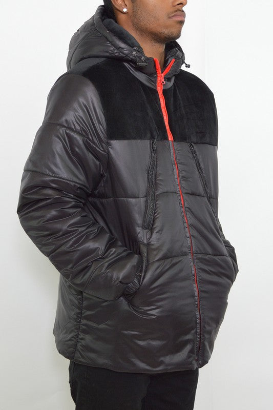 Mens Padded Down Jacket