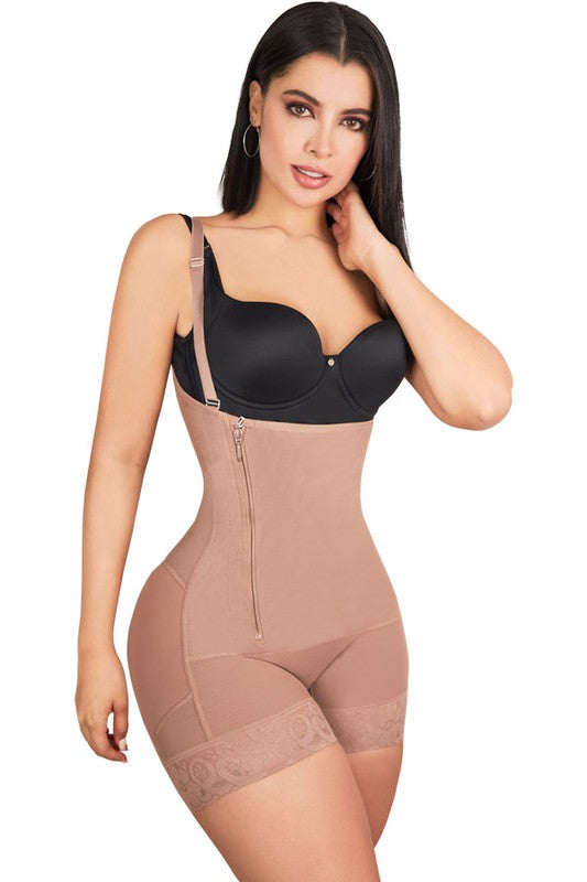 Boyshorts With Covered Back And Side Zipper