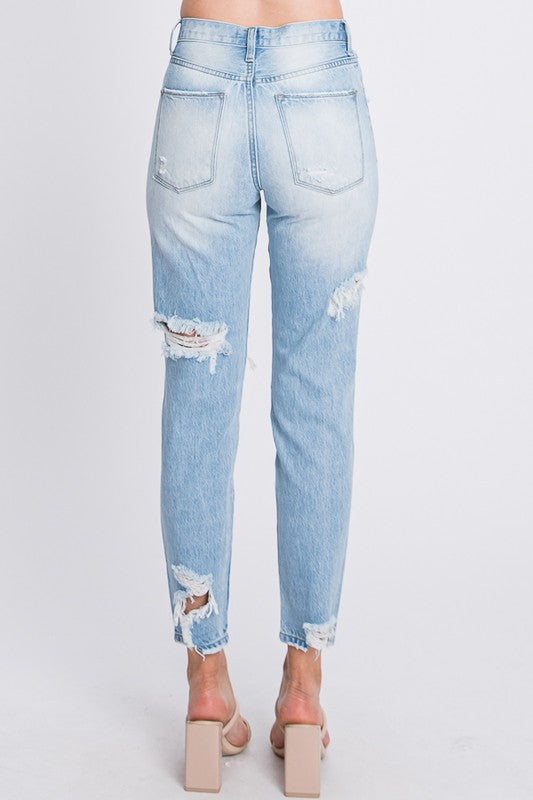 Pn-720991 Mom Fit Jeans