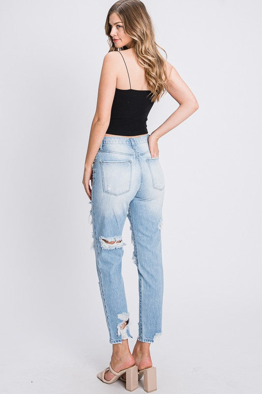 Pn-720991 Mom Fit Jeans