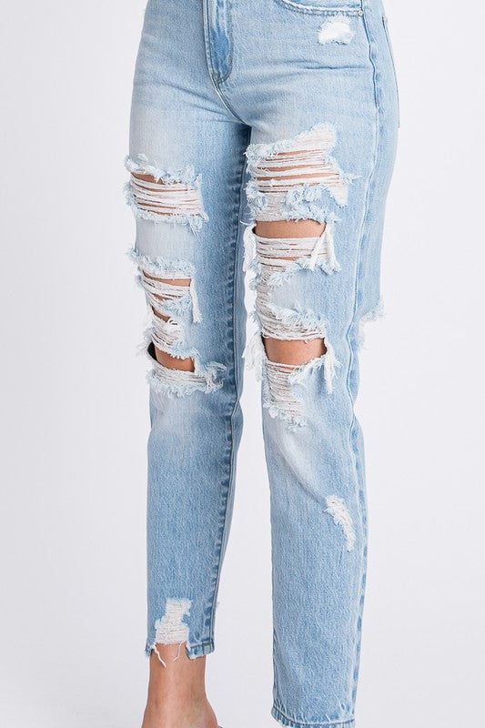 Pn-720991 Mom Fit Jeans