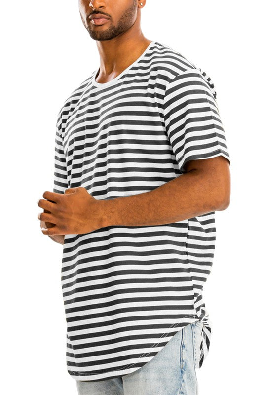 Men's Striped Short Sleeve Tshirt