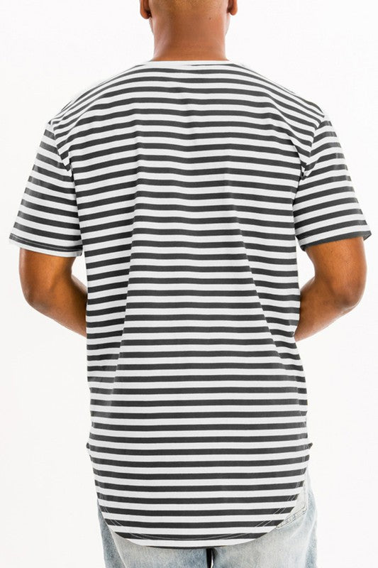 Men's Striped Short Sleeve Tshirt