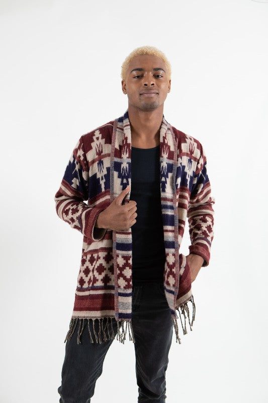 Men's Aztec Cardigan