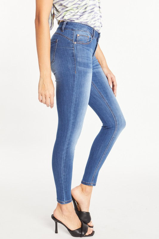 Super Soft Push Up Ankle Skinny Jeans