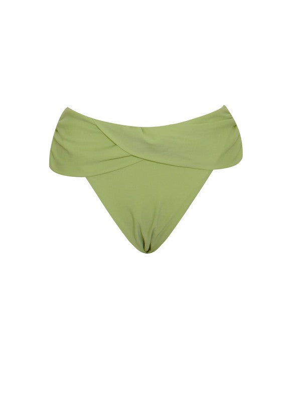 Raegan Green Halter Neck Bikini Top and Bottom