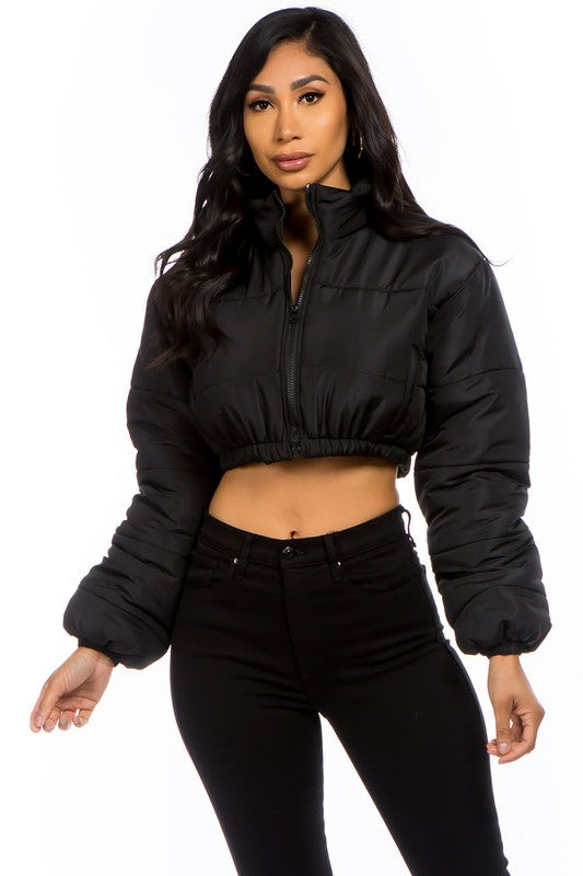 Tokio bomber crop jacket | Jeans.com.