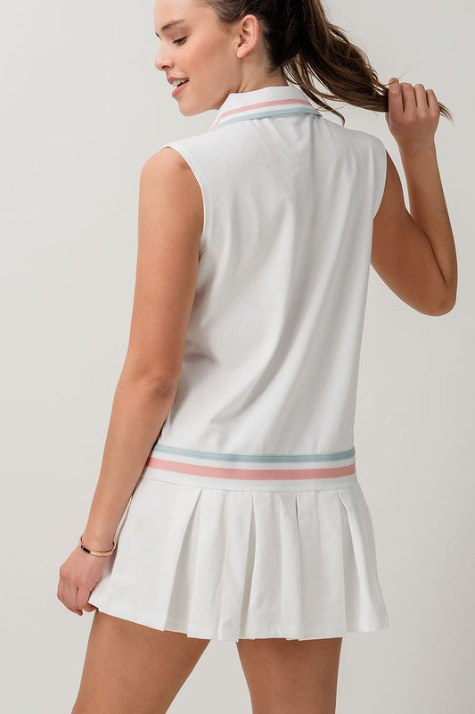 Collared Cotton Tennis Dress