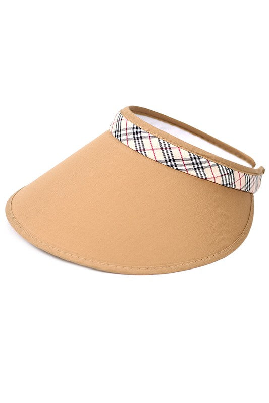 Cushees Cloth Covered Slip-On Visor