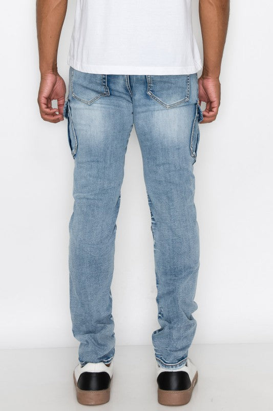 Cargo Denim Jeans