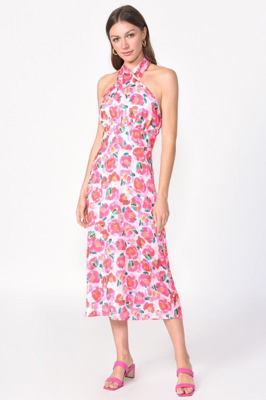 Tatiana Halter Midi Dress