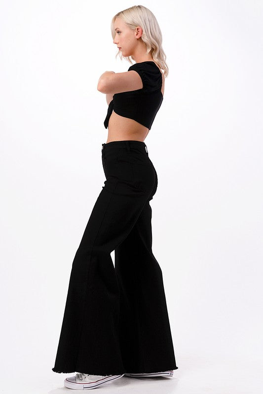 Wide Leg, Jean, Denim Pants, Flare, Jeans