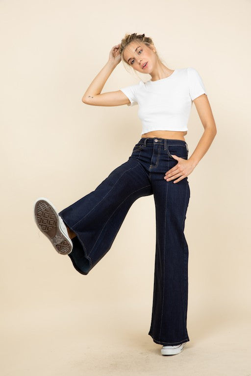 Wide Leg, Jean, Denim Pants, Flare, Jeans