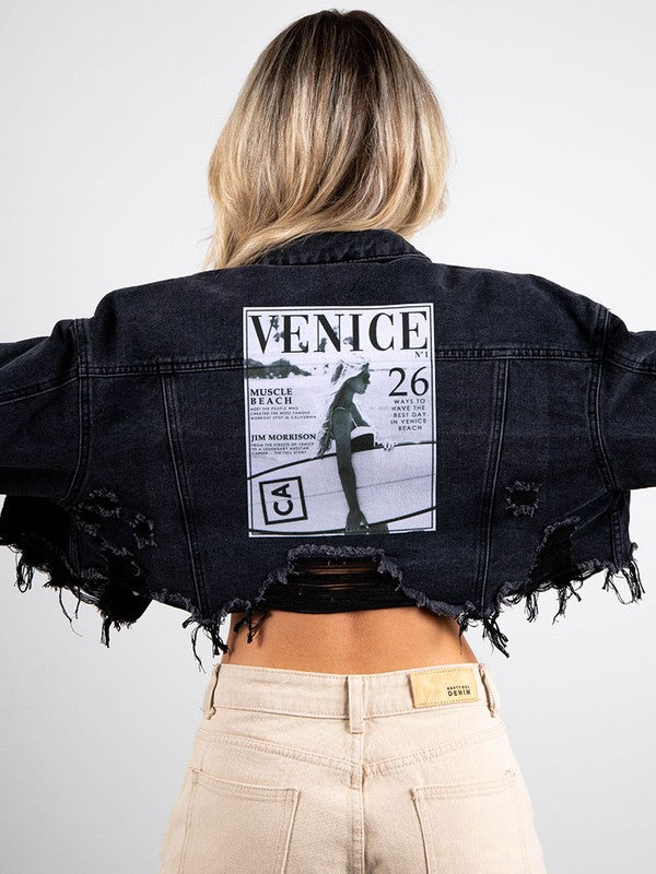 Venice Magazine Crop Jacket