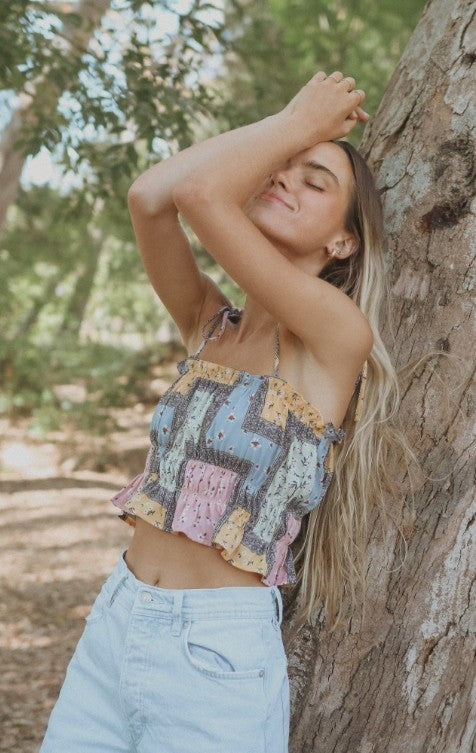 Mosaic Print Top