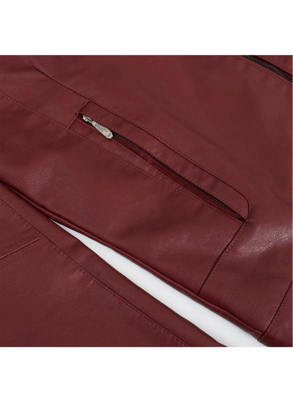 Mens Pleather Jacket