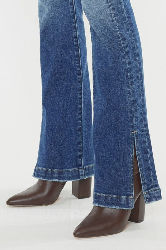 Low Rise Side Panel Bootcut-Kc2553M