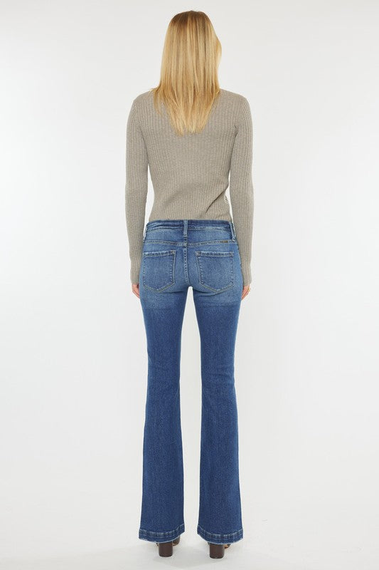Low Rise Side Panel Bootcut-Kc2553M