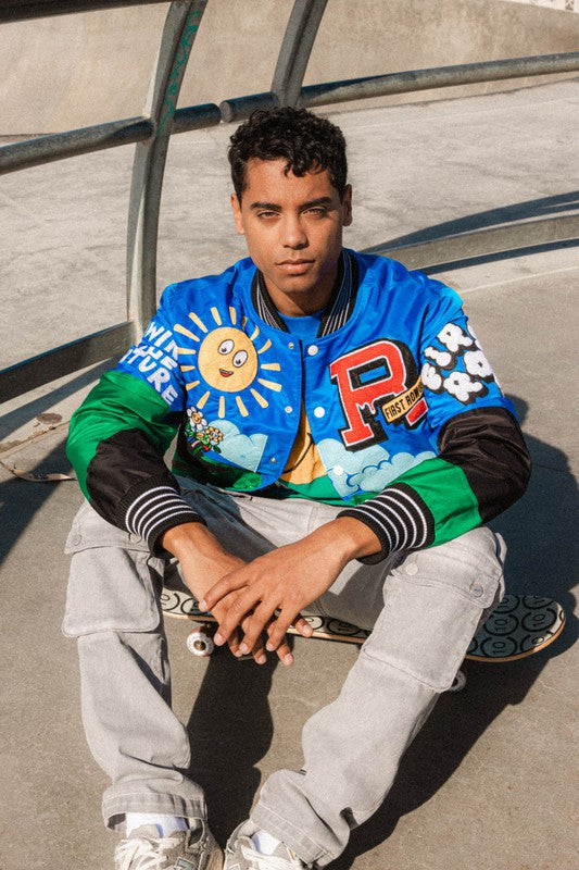 Think Green Varsity Jacket