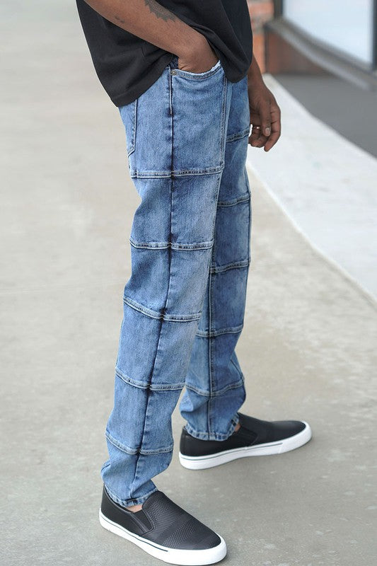 Cut&Sew Denim Jean