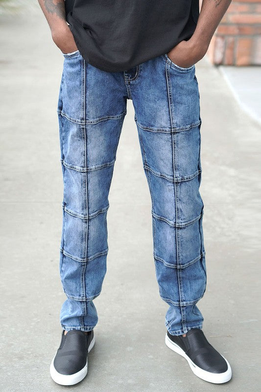 Cut&Sew Denim Jean