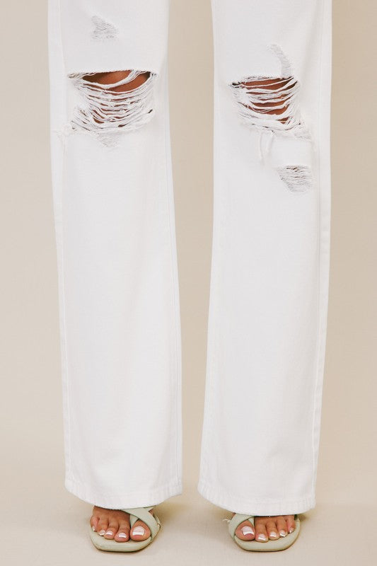 Ultra High Rise 90S Flare Jeans-Kc7373Wtv1