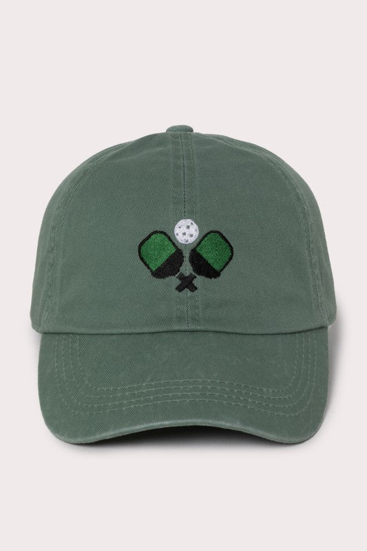 Pickleball Paddles Embroidery Baseball