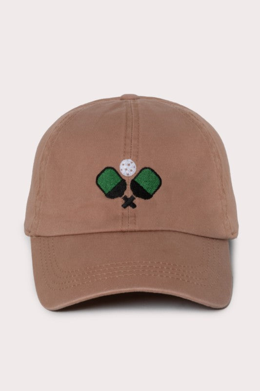 Pickleball Paddles Embroidery Baseball