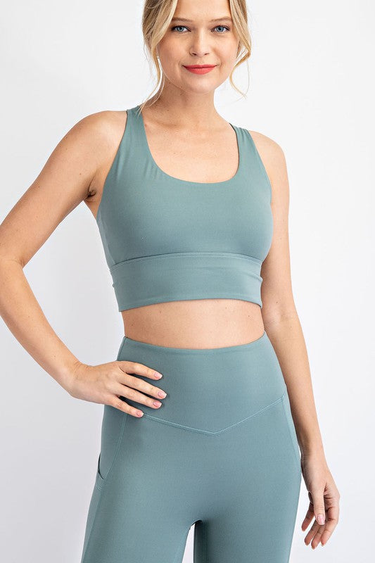 Plus Size Criss Cross Back Sportsbra