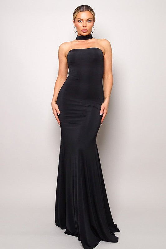 Demie Neckband Sexy Tube Dress